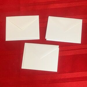 Tiffany & co vintage new  White Envelopes for Home Parties 3sets 222